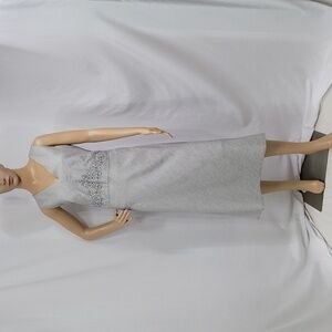 𝅺style & Co. Collection Sleeveless Stripe Blue & white Dress